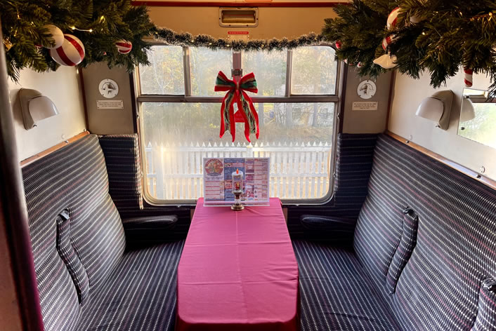 6 Seater private compartment available on the Elf Express 