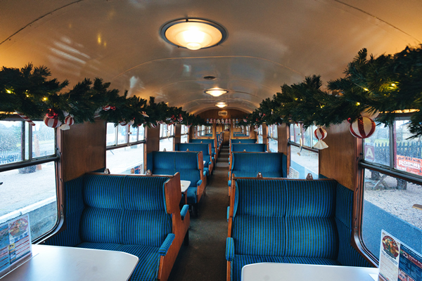 Strathspey Railway Santa's Elf Express Adult Only Carriage Photograph