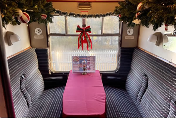 Strathspey Railway Santa's Elf Express Private Compartment Carriage Photograph